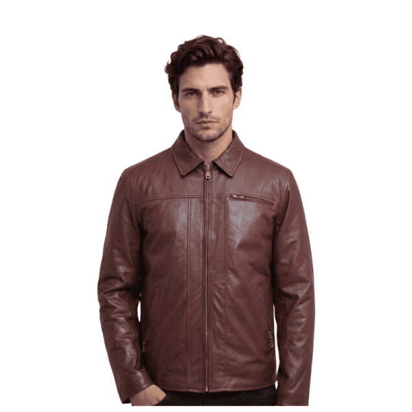 Mens-Brown-Leather-Jacket-Model Mens Brown Leather Jacket Model