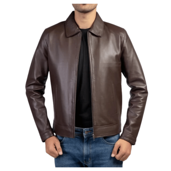 Mens-Dark-Brown-Leather-Jacket Mens Dark Brown Leather Jacket