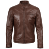 Mens-Leather-Jacket-Dark-Brown. Mens Leather Jacket Dark Brown