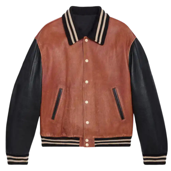 Mens-Leather-Varsity-Jacket Mens Leather Varsity Jacket