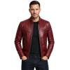 Men's Red Jacket Leather Model