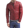 Mens-Red-Leather-Biker-Jacket Mens Red Leather Biker Jacket