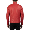 Mens-Red-Leather-Biker-Jacket-Back Men's Red Leather Biker Jacket Back