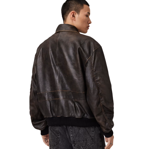 Oversized-Leather-Bomber-Jacket-Back Oversized Leather Bomber Jacket Back
