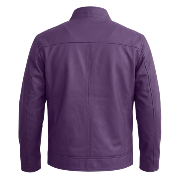 Purple-Leather-Jacket-Mens-Back Purple Leather Jacket Mens Back