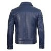 Leather Jacket Navy Blue Leather Jacket Navy Blue