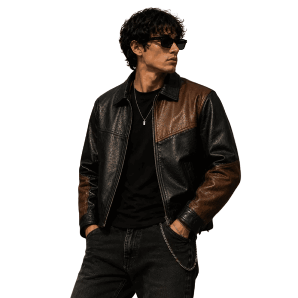 Vintage PatchWork Leather Jacket