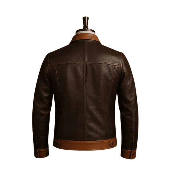 Vintage Leather PatchWork Jacket