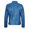 Royal Blue Leather Jacket