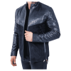 Blue Navy Leather Jacket Blue Navy Leather Jacket