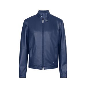 Jacket Leather Blue