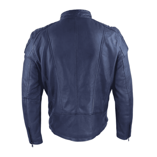 blue colour leather jacket blue colour leather jacket