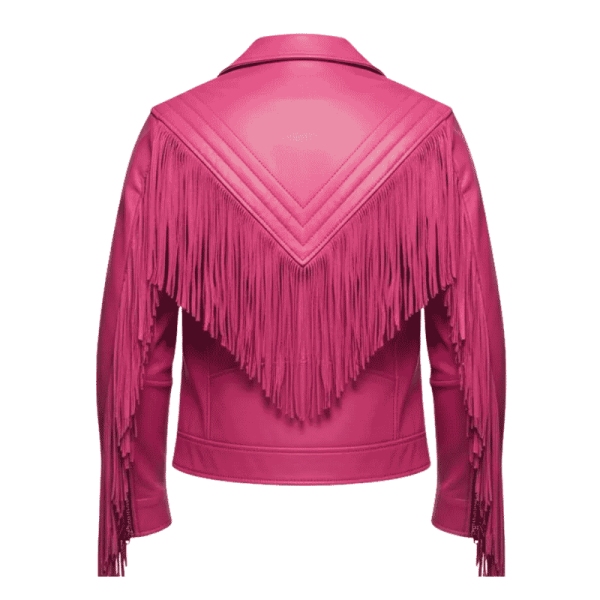 Pink MotorCycle Jacket Leather​