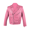 Light Pink Leather Jacket​