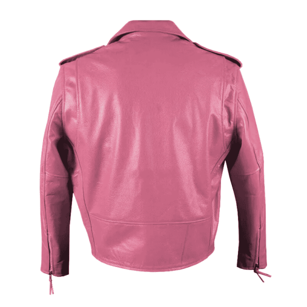 Light Pink Leather Jacket​