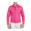 Mens Pink Leather Jacket​