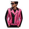 Vintage Pink Leather Jacket​