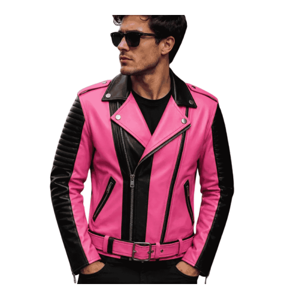 Vintage Pink Leather Jacket Vintage Pink Leather Jacket