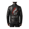 Leather Embroidered Jacket