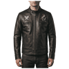 Leather Embroidered Jacket
