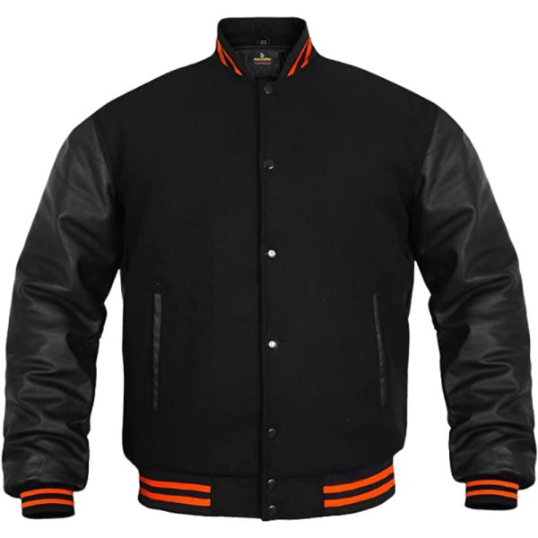 Varsity Jacket Leather Sleeves