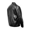 Vintage Black Leather Jacket Back