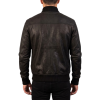Vintage Leather Biker Jacket Back