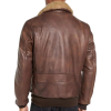 Vintage-Leather-Bomber-Jacket-Mens-Back Vintage Leather Bomber Jacket Mens Back
