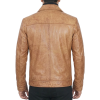 Vintage Leather Jacket Mens Back