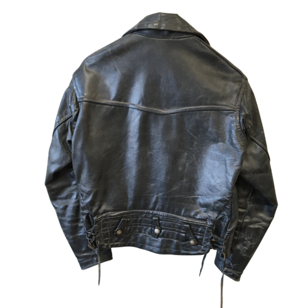 Vintage-Leather-Motorcycle-Jacket-Back Vintage Leather Motorcycle Jacket Back