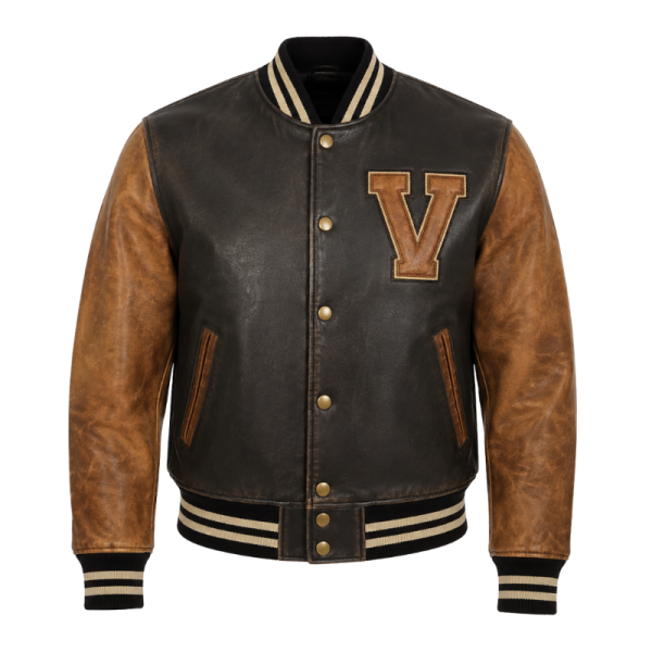 Vintage-Leather-Varsity-Jacket Vintage Leather Varsity Jacket