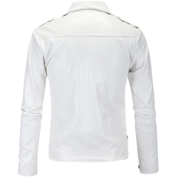 White-Leather-Jacket-Male-Back White Leather Jacket Male Back